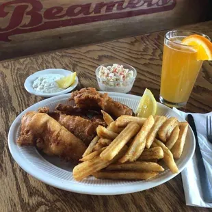 seafood, food, fish and chips, fish