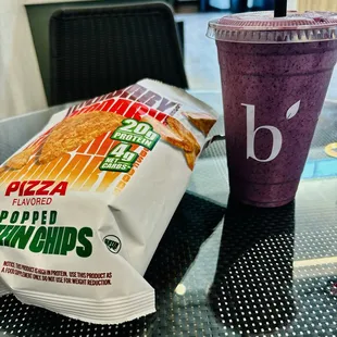 Blueberry Bliss &amp; popped protein chips