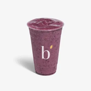 Superberry. Rich berry blend of powerful superfoods. Acai, blueberry, strawberry, goji berry, banana, dates, spinach, coconut water.