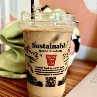 Iced Dark Chocolate Latte