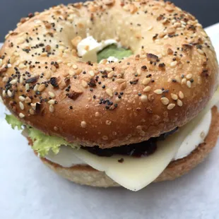 Ursula bagel sandwich