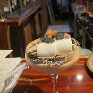 S'mores martini.