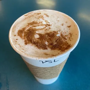 Pumpkin Spice Hot Latte