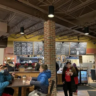 customers at the counter