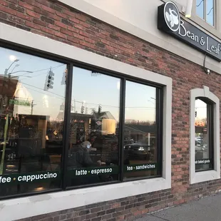 reflection in the window