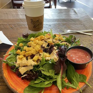Chicken Cranberry Salad and Coffee - 16 oz.