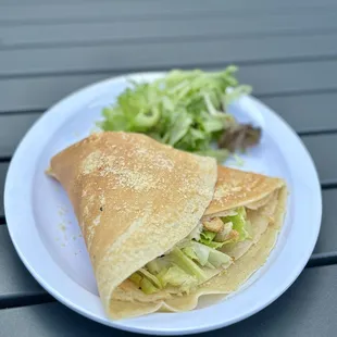 Cesar Salad Crepe
