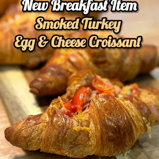Savory Breakfast Croissants