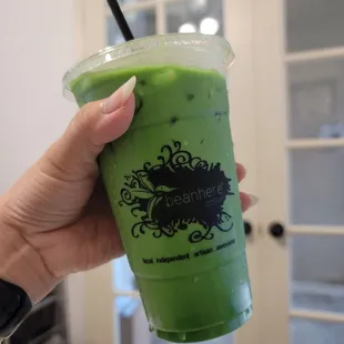 Coconut Pandan Latte