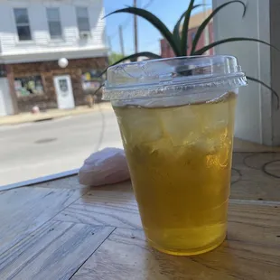 Green tea with matcha and lemongrass