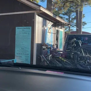 in the drive through