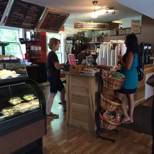 Cool relief from hot summer sun, with nice service.