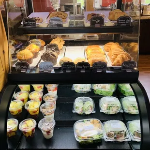 a display of fresh baked goods