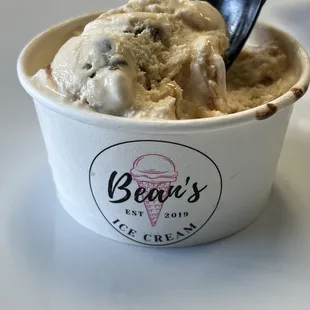 a scoop of ice cream