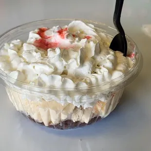 Hot Fudge Sundae.  My girlfriend took the cherries before I snapped the pic.  Ha!