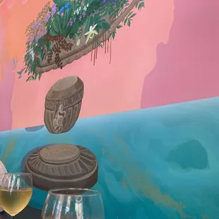 Chardonnay before the show