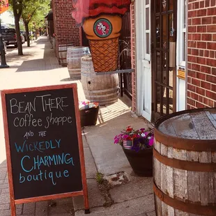 Clothes &amp; coffee.