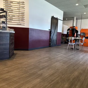 Inside seating and atmosphere