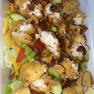 Fried Chicken Salad