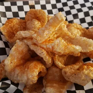 12/29/2020  made to order Porkrinds with your choice of seasonings... I picked Cajun Seasonings