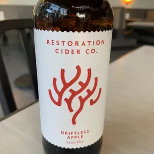 a bottle of restoration cid