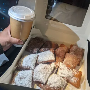 Beignets and Hot chocolate