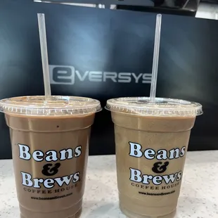 Left Mochaccino and Right one is Frozen Mocha