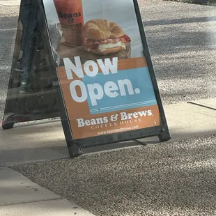 Outside sign Travis Park location