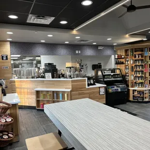 We have a fun and inviting lobby to sit and chat with friends and enjoy some music!