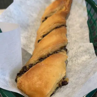 Chocolate cinnamon twist