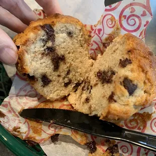 Chocolate Chip Banana muffin