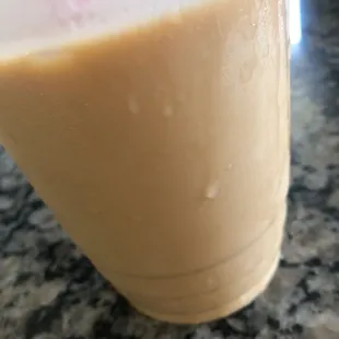 a closeup of a cup of coffee