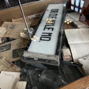 Table at Beans - n - Cream