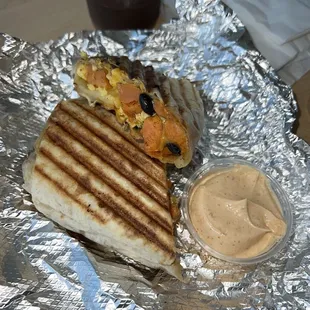 Sweet Potato Burrito