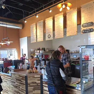 Order at the counter