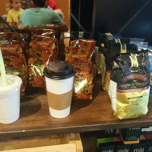 Plenty of fair trade coffee beans