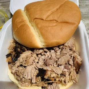 Pork sandwich