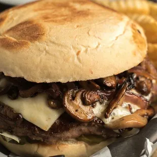 Deluxe Mushroom Burger