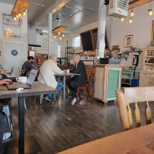 They got rid of seating and a beautiful antique table with lounge chairs. Now the place feels both empty and couded