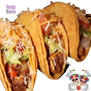 Tex Mex Tacos!!!
 Order at www.beantowntaq.com