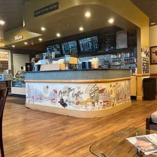 the interior of beantree coffeehouse