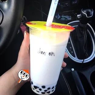 Almond Snow Boba