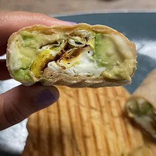 Breakfast protein wrap