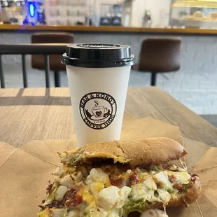 Chicken Pesto and Perfect Coffee to enjoy with  Thank you