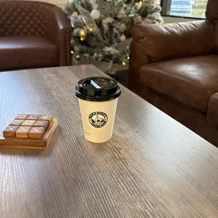 Pistachio coffee bomb!