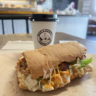 Spicy Chicken Chipotle sandwich  You gotta try all their sandwiches and don't forget the yummy Coffee
