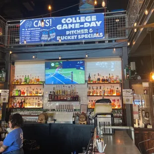 Great atmosphere to watch the Open!