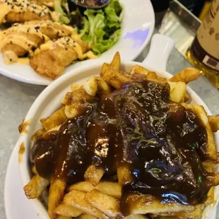 Poutine &amp; Duck Breast Wontons