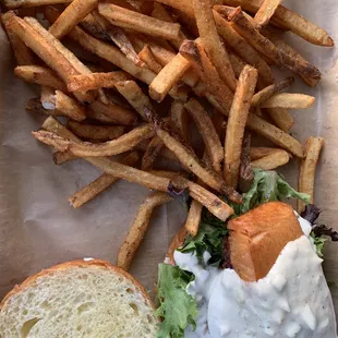 Smoked Salmon Burger