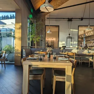 Inside the restaurant